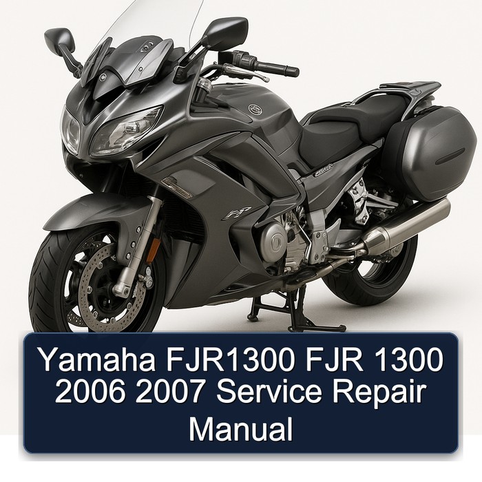 2006-2007 Yamaha FJR Models FJR1300 1300 Service Repair Workshop Manual PDF