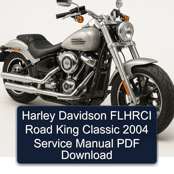 2004 Harley Davidson Road King Flhrci Classic Service Repair Workshop Manual PDF