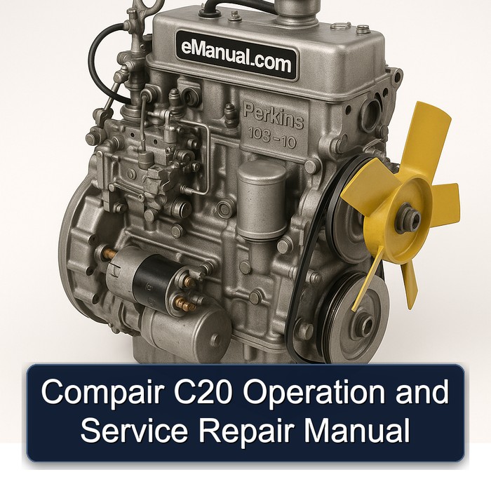 Perkins 103 10 Compair C20 Operation Service Repair Workshop Manual PDF