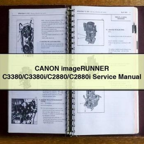 Canon Imagerunner C3380/c3380i/c2880/c2880i Service Repair Workshop Manual PDF