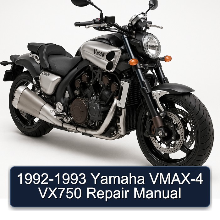 1992-1993 Yamaha Vmax 4 VX750 Service Repair Workshop Manual PDF
