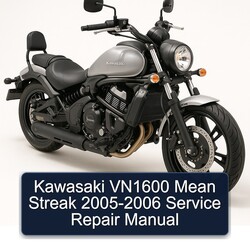2005-2006 Kawasaki Vulcan VN1600 Mean Streak Service Repair Workshop Manual PDF