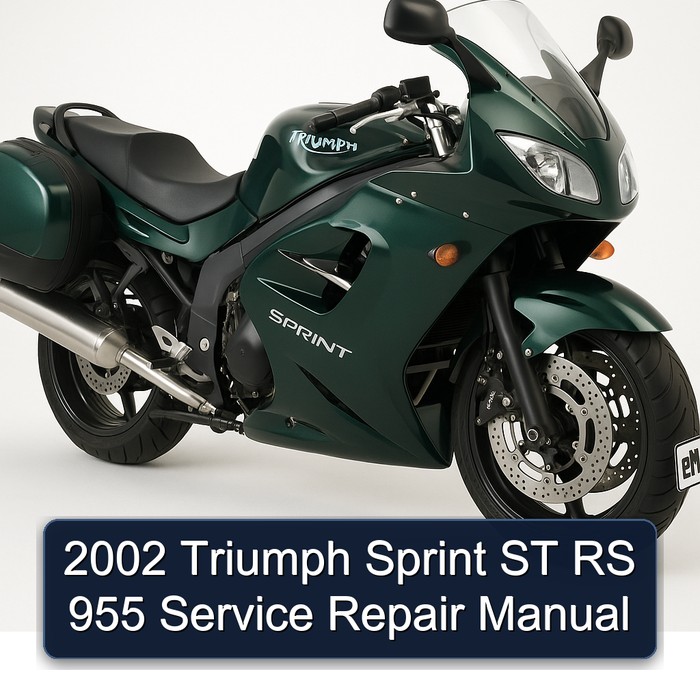 2002 Triumph Sprint ST RS 955 Service Repair Workshop Manual PDF