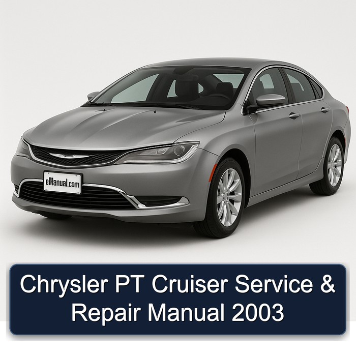 2003 Chrysler PT Cruiser Service Repair Workshop Manual PDF