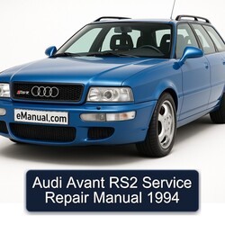 1994 Audi RS2 Avant Service Repair Workshop Manual PDF