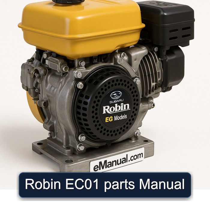 Subaru Robin EC Models EC01 Parts Catalog PDF