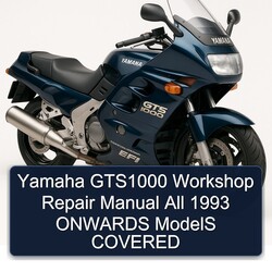 1993 Yamaha GTS1000 All Onwards Models Covered Service Repair Workshop Manual PDF