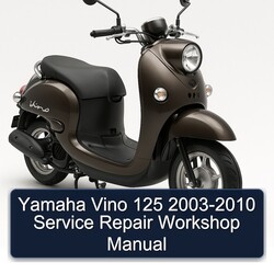 2003-2010 Yamaha Vino Service Repair Workshop Manual PDF