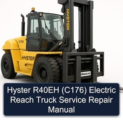Hyster R40EH (C176) Electric Reach Truck Service Repair Workshop Manual PDF