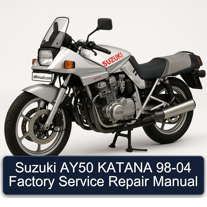 1998-2004 Suzuki Katana Models AY50 Service Repair Workshop Manual PDF