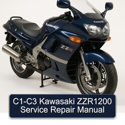 Kawasaki ZZ R Series C1-C3 ZZR1200 Service Repair Workshop Manual PDF