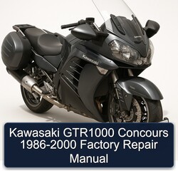 1986-2000 Kawasaki GTR Series GTR1000 Concours Service Repair Workshop Manual PDF