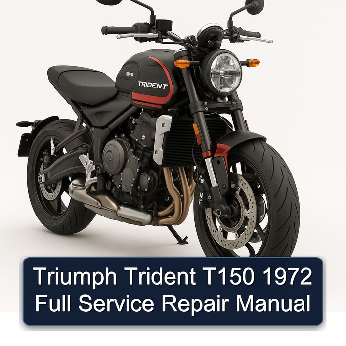 1972 Triumph Trident T150 Service Repair Workshop Manual PDF