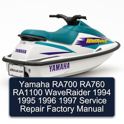 1994-1997 Yamaha RA700 RA760 RA1100 Waveraider Service Repair Workshop Manual PDF
