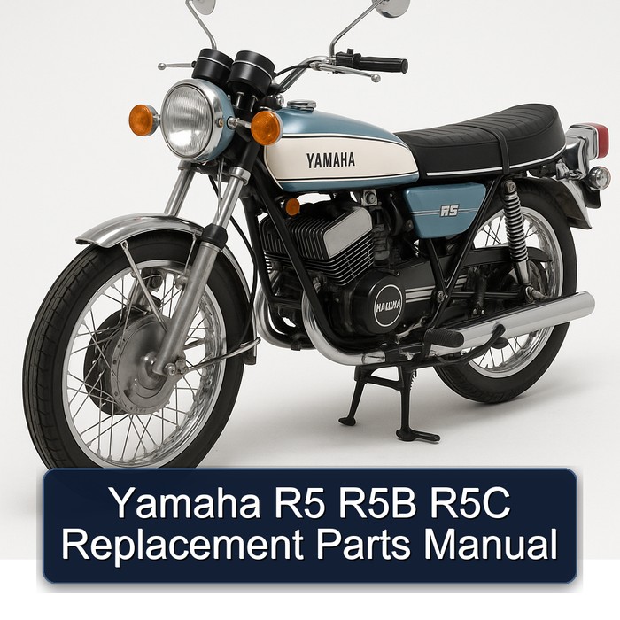 Yamaha R5 R5B R5C Replacement Parts Catalog PDF