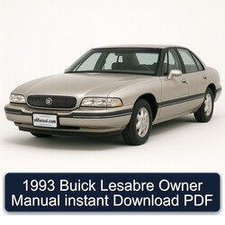 1993 Buick Lesabre Owner Owner's Manual PDF
