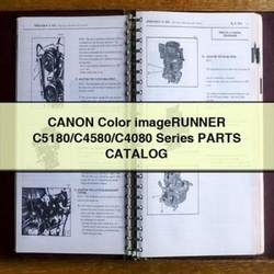 Canon Color Imagerunner C5180/c4580/c4080 Series Parts Catalog PDF