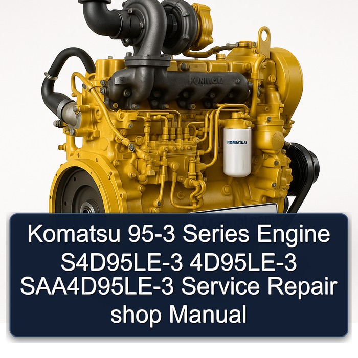 Komatsu 95 3 Series Engine S4d95le-3 4d95le-3 Saa4d95le-3 Shop Service Repair Workshop Manual PDF