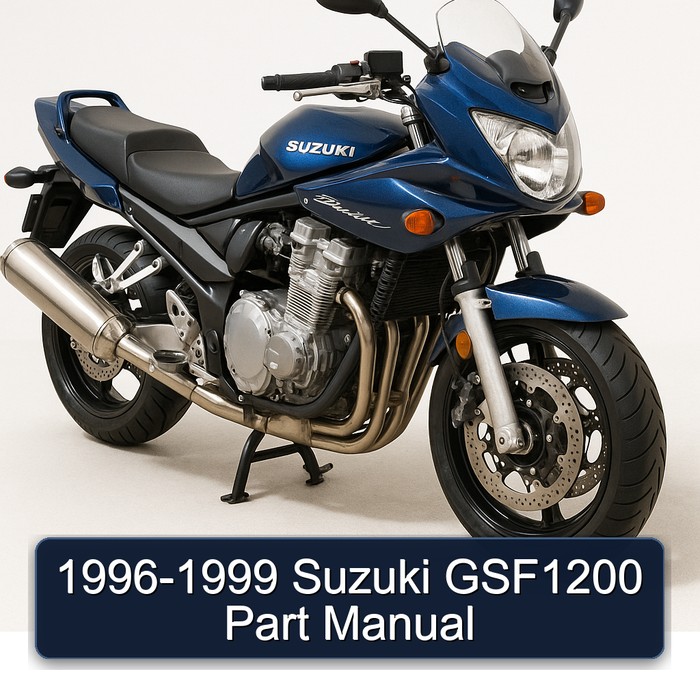 1996-1999 Suzuki GSF Bandit Series GSF1200 Part Parts Catalog PDF