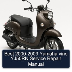 2000-2003 Yamaha Vino Best - YJ50RN Service Repair Workshop Manual PDF