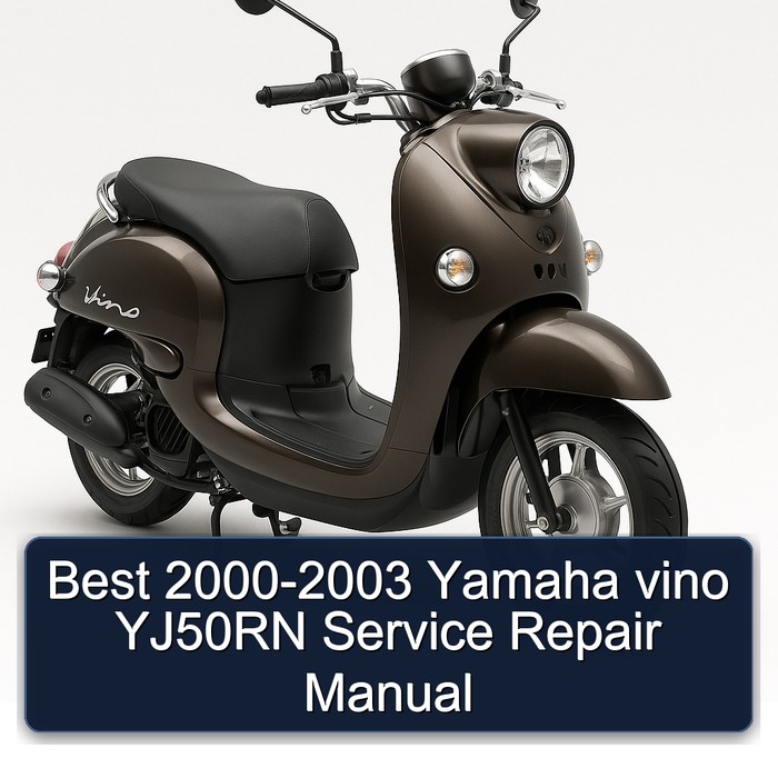 2000-2003 Yamaha Vino Best - YJ50RN Service Repair Workshop Manual PDF