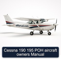 Cessna 190 195 POH Aircraft Owners Owner's Manual PDF