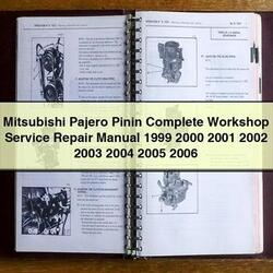 1999-2006 Mitsubishi Pajero Pinin Service Repair Workshop Manual PDF