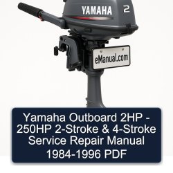 1984-1996 Yamaha Outboard 2HP - 250HP 2-stroke 4-stroke Service Repair Workshop Manual PDF