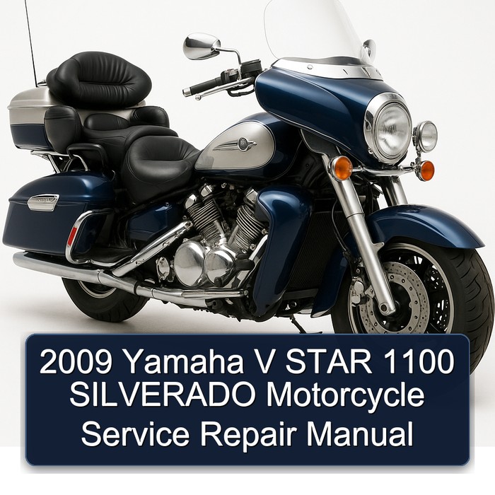 2009 Yamaha V Star 1100 Silverado Motorcycle Service Repair Workshop Manual PDF