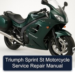 Triumph Sprint St Motorcycle Service Repair Workshop Manual PDF