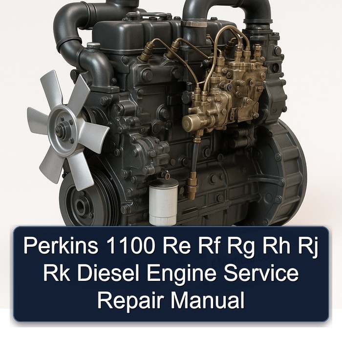 Perkins RE RF RG RH RJ RK Series 1100 Diesel Engine Service Repair Workshop Manual PDF
