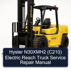 Hyster N30xmh2 (C210) Electric Reach Truck Service Repair Workshop Manual PDF