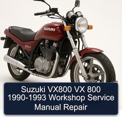 1990-1993 Suzuki VX800 VX 800 Service Repair Workshop Manual PDF