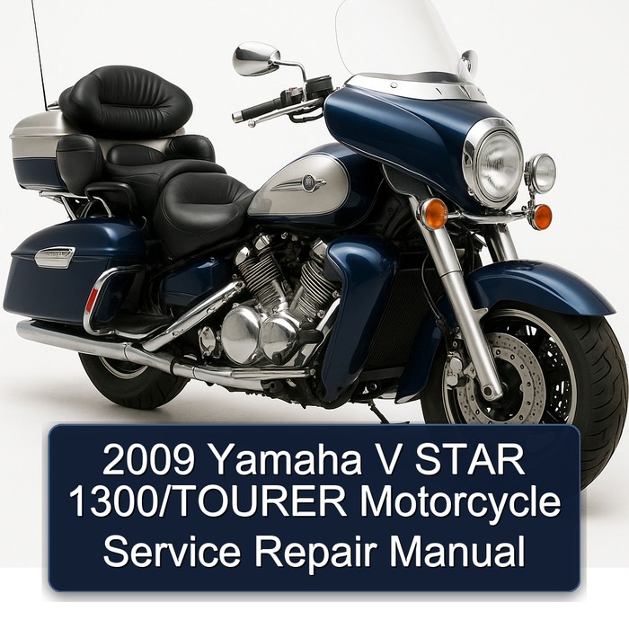2009 Yamaha V Star 1300/tourer Motorcycle Service Repair Workshop Manual PDF