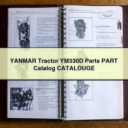 Yanmar Tractor YM330D Parts Catalouge Catalog PDF