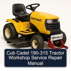 Cub Cadet 190-315 Tractor Service Repair Workshop Manual PDF