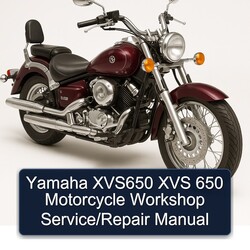 Yamaha XVS Models XVS650 650 Motorcycle Service Repair Workshop Manual PDF