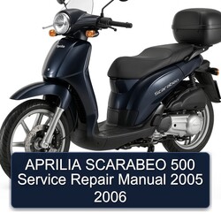 2005-2006 Aprilia Scarabeo Service Repair Workshop Manual PDF