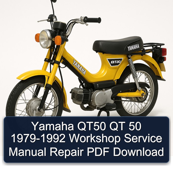 1979-1992 Yamaha QT50 MA50 QT 50 Service Repair Workshop Manual PDF