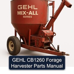 Gehl CB1260 Forage Harvester Parts Catalog PDF