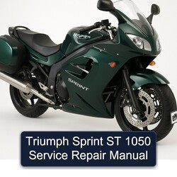 Triumph Sprint ST 1050 Service Repair Workshop Manual PDF