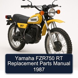 1987 Yamaha RT Models FZR750 Replacement Parts Catalog PDF