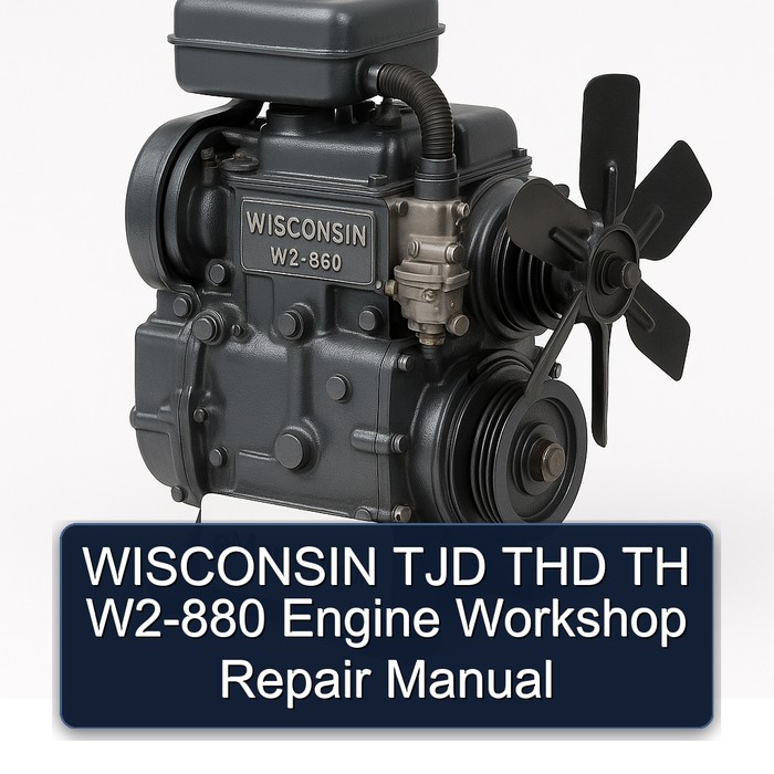 Wisconsin W2 880 TJD THD TH W2-880 Engine Service Repair Workshop Manual PDF