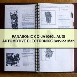 Audi 80 Panasonic Cq-ja1060l Automotive Electronics MAN Service Repair Workshop Manual PDF