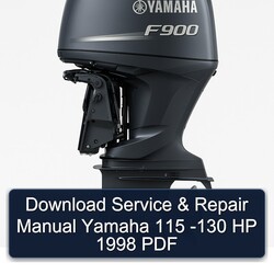 1998 Yamaha 115 -130 HP Service Repair Workshop Manual PDF
