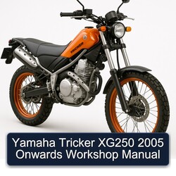2005 Yamaha XG250 Tricker Onwards Service Repair Workshop Manual PDF