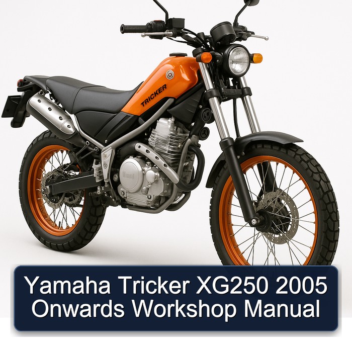 2005 Yamaha XG250 Tricker Onwards Service Repair Workshop Manual PDF