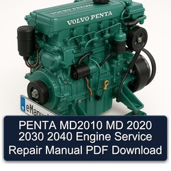 2020-2030 Penta MD2010 MD 2040 Engine Service Repair Workshop Manual PDF