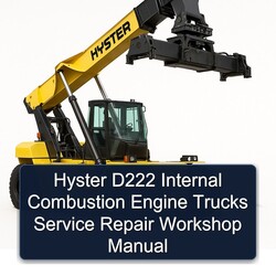 Hyster D222 Internal Combustion Engine Trucks Service Repair Workshop Manual PDF