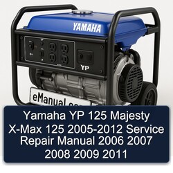2005-2012 Yamaha YP 125 Majesty X-MAX Service Repair Workshop Manual PDF